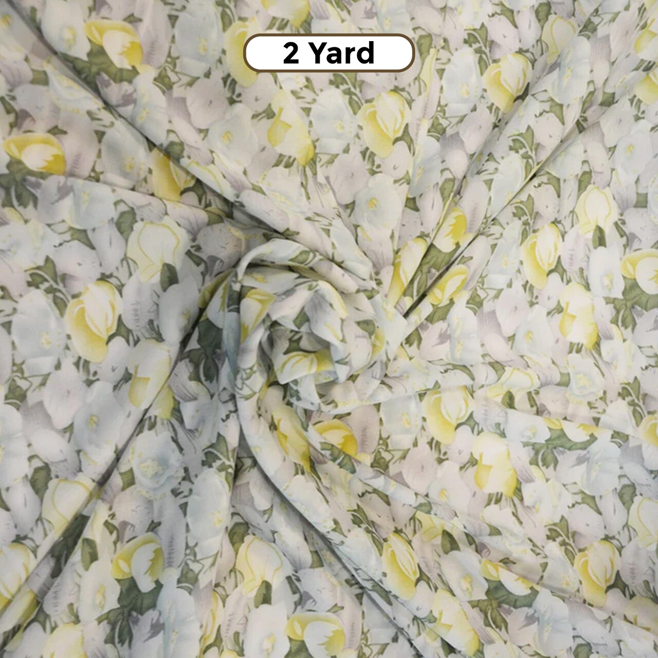 Spring Floral Rayon Challis Fabric 58/60" Wide Perfect for Dresses & Skirts